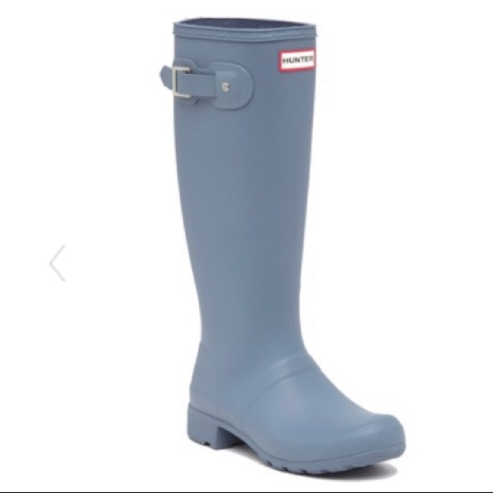 Brand new Hunter Tour Packable Boots Gull Grey.